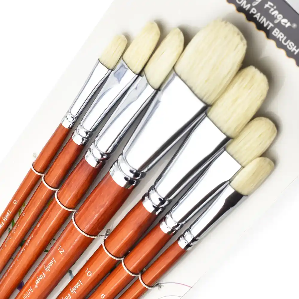 Как щетина малярной кисти практического применения в изобразительном искусстве?